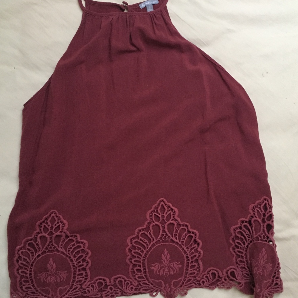 red halter top
